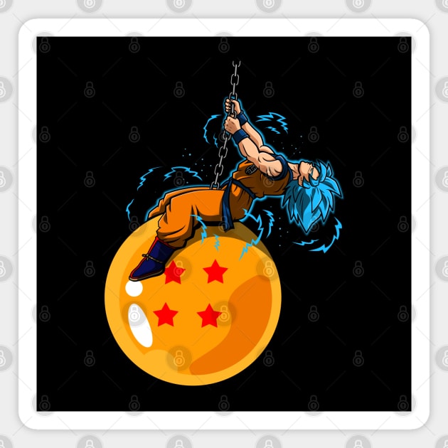 Wrecking Ball Video Funny Anime Manga Warrior Parody Magnet by BoggsNicolas